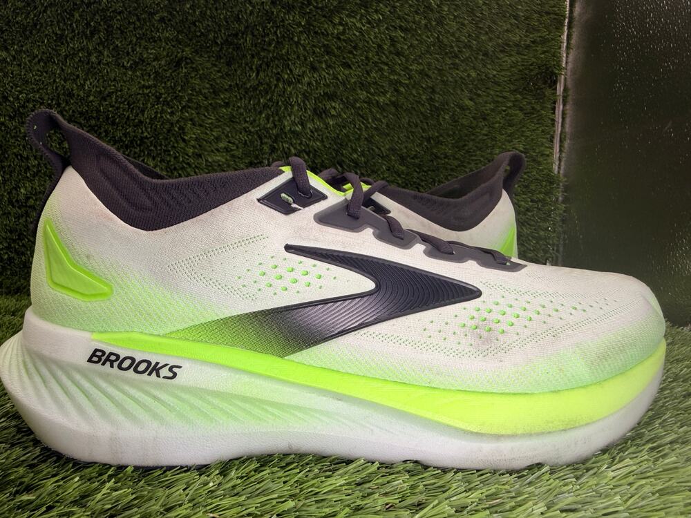 Brooks Glycerin 23 1104761D154 Athletic Sneaker Mens 12D White Mesh Training Gym